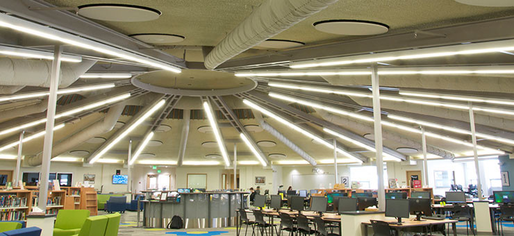 Fabric Air Duct at Service High School